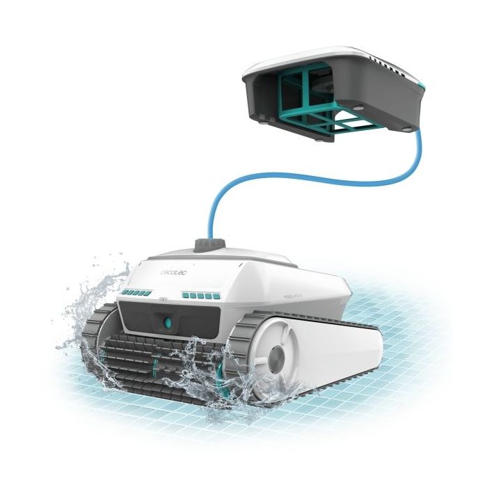 Cecotec Conga Pooldroid 10000 TotalClean AquaSkater Robot Limpiapiscinas Todoterreno hasta 300m2 - Fondos, Paredes y Superficie
