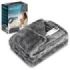 Cecotec HeatConfort Noa Manta Electrica - 115W - Apagado Automatico - Piel Sintetica y Franela - 10 Niveles de Calor - Control L