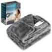 Cecotec HeatConfort Noa Manta Electrica - 115W - Apagado Automatico - Piel Sintetica y Franela - 10 Niveles de Calor - Control L