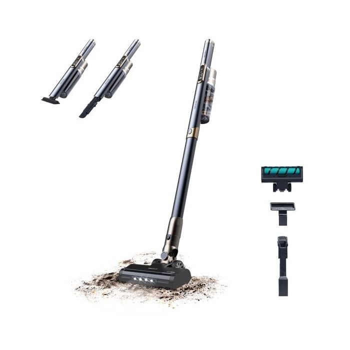 Cecotec Scoba 3000 Aspirador de Escoba Vertical - 210W - Autonomia 40min - Succion 20kPa - Incluye Accesorios - Ultraligero - Mo