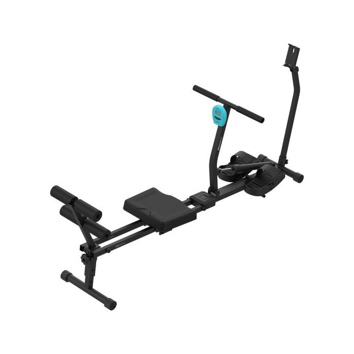 Cecotec Drumfit Rower CompactROW Maquina de Remo - Soporta hasta 110kg - Incluye Accesorios - Plegable - Resistencia Hidraulica