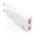 Aisens Cargador de Pared - 20W - GaN - 1xUSB-C - 1xUSB-A - Power Delivery 3.0 - Ultra Delgado - Multiples Protecciones de Seguri