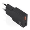 Aisens Cargador de Pared - 30W - GaN - 1xUSB-C - 1xUSB-A - Power Delivery 3.0 - Ultra Delgado - Multiples Protecciones de Seguri