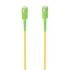 Aisens Cable Fibra Optica Latiguillo G657A2 3.0 9/125 SMF Simplex CPR Dca LSZH - SC/APC-SC/APC - 15M - Color Amarillo