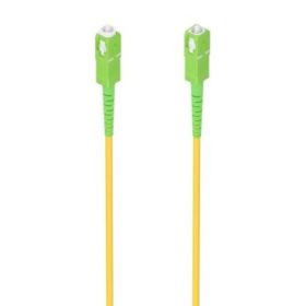 Aisens Cable Fibra Optica Latiguillo G657A2 3.0 9/125 SMF Simplex CPR Dca LSZH - SC/APC-SC/APC - 20M - Color Amarillo