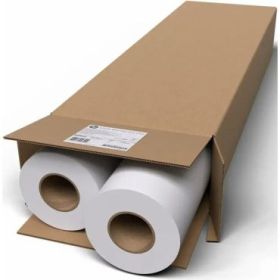 HP Pack de 2 Rollos Papel Plotter Blanco Brillante 90gr 36  - 914mm x 45.7m