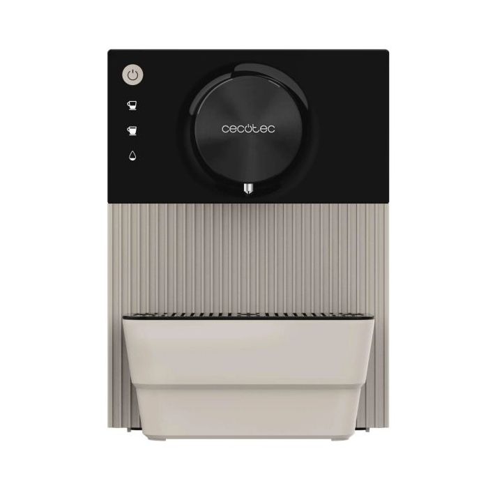 Cecotec Cremmaet Cube Beige Cafetera Superautomatica - 19bar - Deposito de 1.1L - Sistema de Prensado y Pre-Infusion - Sistema T