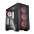 Abysm Danube Kamp BX300 Black Caja Torre ATX, ITX, Micro ATX - Lateral Cristal Templado - 3.5  y 2.5  - USB-A, USB-C y Audio - 4