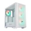 Abysm Danube Kamp BX300 White Caja Torre ATX, ITX, Micro ATX - Lateral Cristal Templado - 3.5  y 2.5  - USB-A, USB-C y Audio - 4
