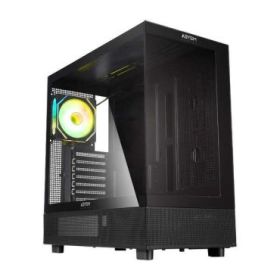 Abysm Danube Sava H400 Black Caja Torre ATX, ITX, Micro ATX - Lateral y Frontal Cristal Templado - 3.5  y 2.5  - USB-A, USB-C y