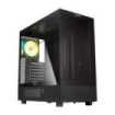 Abysm Danube Sava H400 Black Caja Torre ATX, ITX, Micro ATX - Lateral y Frontal Cristal Templado - 3.5  y 2.5  - USB-A, USB-C y