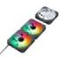 Abysm Gaming Arclight 2.0 ARGB Black Pack de 3 Ventiladores 120mm con Iluminacion ARGB - Velocidad Max. 1500rpm - Conexion en Se