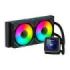 Abysm Oceanic LCD 240 ARGB Kit de Refrigeracion Liquida - 2 Ventiladores de 120mm - Iluminacion ARGB - Pantalla LCD 2.8  - Bomba