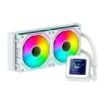 Abysm Oceanic LCD 240 ARGB Kit de Refrigeracion Liquida - 2 Ventiladores de 120mm - Iluminacion ARGB - Pantalla LCD 2.8  - Bomba