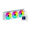 Abysm Oceanic LCD 360 ARGB Kit de Refrigeracion Liquida - 3 Ventiladores de 120mm - Iluminacion ARGB - Pantalla LCD 2.8  - Bomba