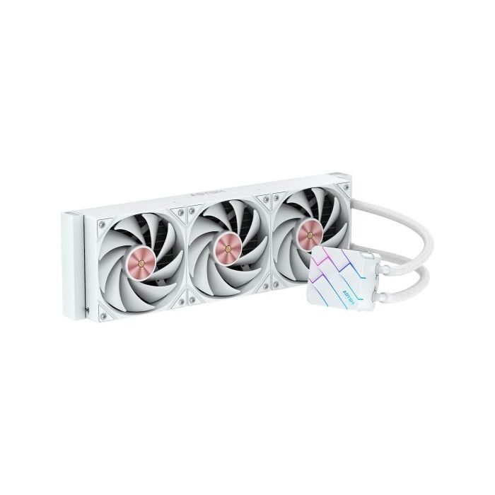 Abysm Oceanic TIDE 360 ARGB Kit de Refrigeracion Liquida - 3 Ventiladores de 120mm - Iluminacion ARGB - Bomba 2500rpm - Tubos de