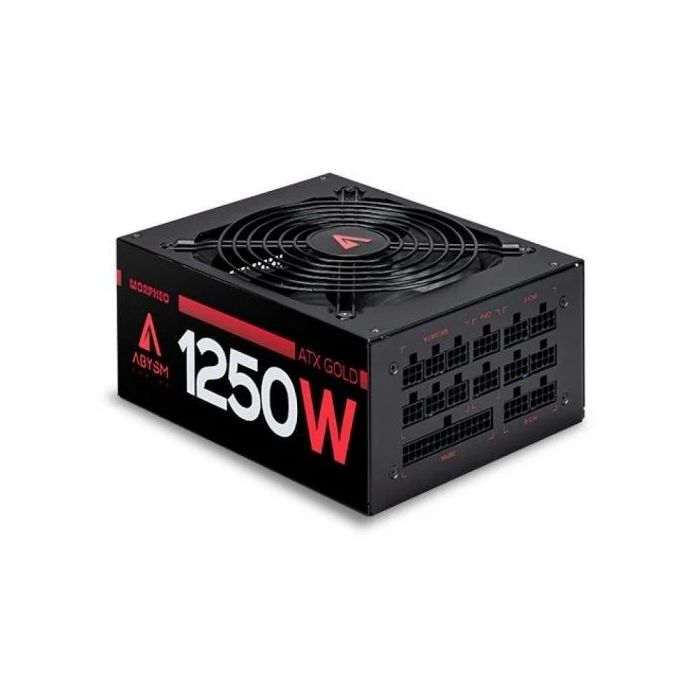Abysm Gaming Morpheo Fuente de Alimentacion 80 Plus Gold Modular 1250W ATX - PFC Activo - Ventilador 140mm