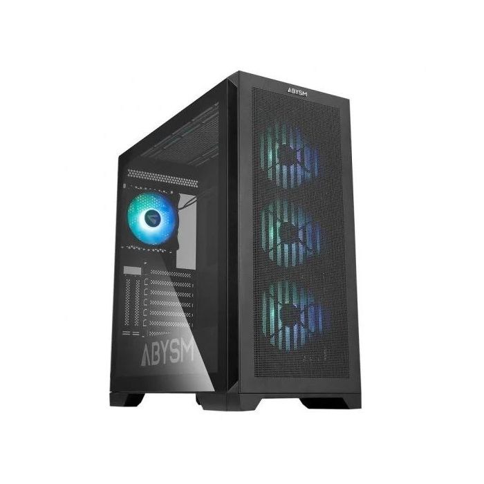 Abysm Gaming Danube Mura BX300 ARGB Caja Torre ATX, EATX, ITX, micro ATX - Lateral Cristal Templado - 3.5  y 2.5  - USB-C 3.2, U