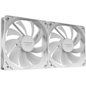 Tacens Anima AF12X2 Pack de 2 Ventiladores de 120mm - Rodamientos Fluxus - Color Blanco
