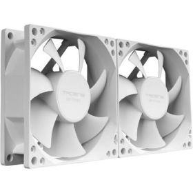 Tacens Anima AF8X2 Pack de 2 Ventiladores de 80mm - Rodamientos Fluxus - Color Blanco