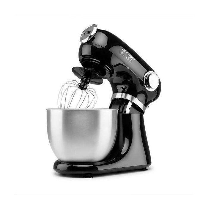 Orbegozo AM 6600 Batidora Amasadora - Potente y Versatil - 1000W - Bol de Acero Inoxidable de 5L - Accesorios para Amasar, Mezcl