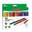 Alpino Pack con 36 Rotuladores de Colores - Punta de 3mm - Superlavables y Brillantes - Uso Escolar - Desarrolla la Creatividad