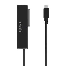 Aisens Adaptador SATA a USB-C USB 3.0/USB3.1 GEN1 para Discos Duros 2.5″” y 3.5″” con Alimentador - Color Negro