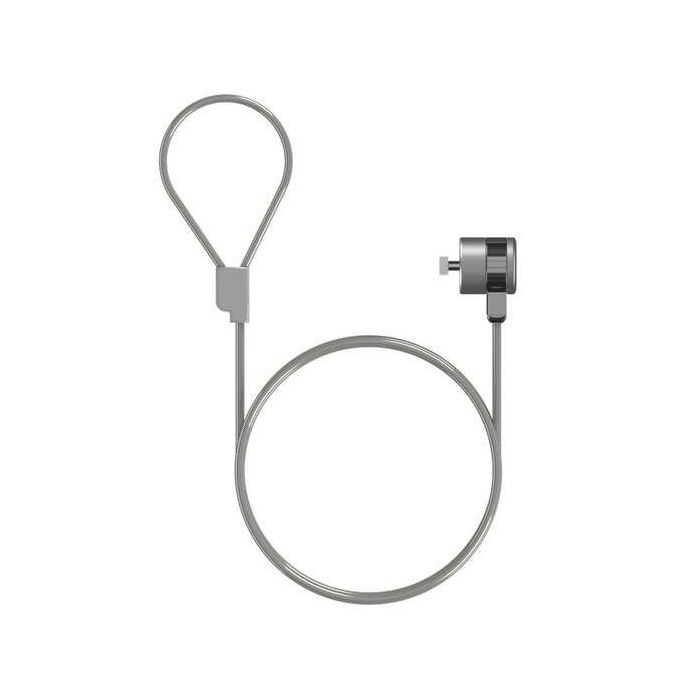 Aisens Cable de Seguridad con Cerradura de Llave para Ordenador, Monitor, Portatil - 1.5m