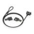 Aisens Cable de Seguridad de Acero con Cerradura de Llave - Compatible con Kensington Lock - para Ordenador, Monitor y Portatil