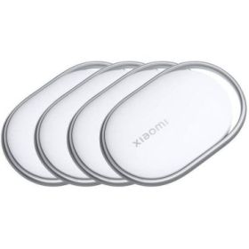 Xiaomi Tag Pack 4 Localizador Bluetooth Inteligente - Compatible con Google Find My Device - Rastreador Antiperdida para Llaves