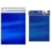 Bismark Pack de 4 Sobres Metalizados - Medidas 324x254mm - Cierre Autoadhesivo - Ideal para Regalos - Color Azul Metalizado