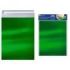 Bismark Pack de 4 Sobres Metalizados - Medidas 324x254mm - Cierre Autoadhesivo - Ideal para Regalos - Color Verde Metalizado