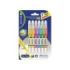 Bismark Long-Life Pack de 6 Marcadores Fluorescentes Neon - Tinta Liquida - Punta Biselada - Ideal para Subrayar y Resaltar - Co