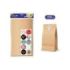 Bismark Pack de 10 Sobres Papel Kraft 50grs con 10 Pegatinas para Cierre - Medidas 24x42x6cm - Ideal para Regalos - Color Marron