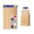 Bismark Pack de 10 Sobres Papel Kraft 50grs con 10 Pegatinas para Cierre - Medidas 30x47x8cm - Ideal para Regalos - Color Marron