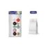 Bismark Pack de 10 Sobres Papel Kraft 50grs con 10 Pegatinas para Cierre - Medidas 19x36x6cm - Ideal para Regalos - Color Blanco