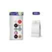 Bismark Pack de 10 Sobres Papel Kraft 50grs con 10 Pegatinas para Cierre - Medidas 19x36x6cm - Ideal para Regalos - Color Blanco