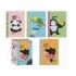 Bismark Animals Libreta Grapada A5 32 Hojas Lisas - Portada con Diseños de Animales - Tacto Soft - 4 Diseños Diferentes