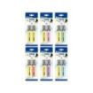 Bismark Long-Life Pack de 2 Marcadores Fluorescentes- Tinta de Secado Rapido - Punta Biselada - Ideal para Subrayar y Resaltar -