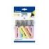 Bismark Long-Life Pack de 6 Marcadores Fluorescente Pastel - Tinta de Secado Rapido - Punta Biselada - Ideal para Subrayar y Res