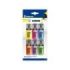 Bismark Long-Life Pack de 6 Mini Marcadores Fluorescentes Neon - Tinta de Secado Rapido - Punta Biselada - Ideal para Subrayar y