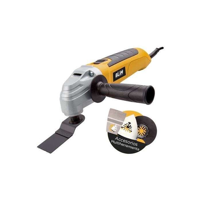 Blim Multiherramienta Versatil - Potencia 400W - Velocidad Variable 15000-22000Rpm - Angulo de Oscilacion 3 Grados - Color Negro