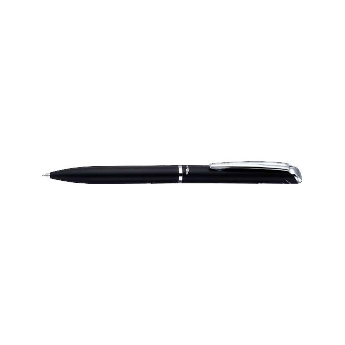 Pentel Energel High Class Boligrafo de Tinta Gel 0.7mm - Trazo 0.35mm - Recargable - Cuerpo Metalico - Color Negro