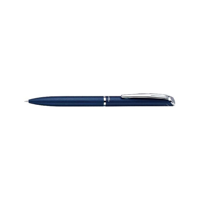 Pentel Energel High Class Boligrafo de Tinta Gel 0.7mm - Trazo 0.35mm - Recargable - Cuerpo Metalico - Color Azul Oscuro