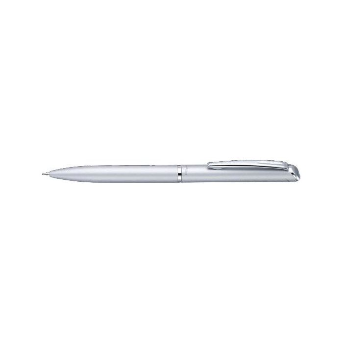 Pentel Energel High Class Boligrafo de Tinta Gel 0.7mm - Trazo 0.35mm - Recargable - Cuerpo Metalico - Color Plata