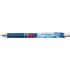 Pentel Energel Boligrafo de Tinta Gel Retractil 0.7mm - Trazo 0.35mm - Recargable - Grip de Agarre - Tinta Color Azul - Diseños