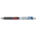 Pentel Energel Boligrafo de Tinta Gel Retractil 0.7mm - Trazo 0.35mm - Recargable - Grip de Agarre - Tinta Color Azul - Diseños
