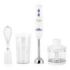 Orbegozo BT 1320 Batidora-Picadora Versatil - Potente Motor 400W - Hoja de Acero Inoxidable - Mango Ergonomico - Vaso Mezclador