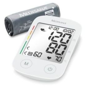 Medisana BU535 Tensiometro de Brazo Automatico - Medicion Oscilometrica Precisa con Deteccion de Arritmias - 120 Memorias para 2