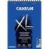 Canson Xl Mix Media Bloc de Dibujo Acuarela de 30 Hojas A4 - Grano Medio - Microperforado Espiral - 21x29.7cm - 300g - Color Bla